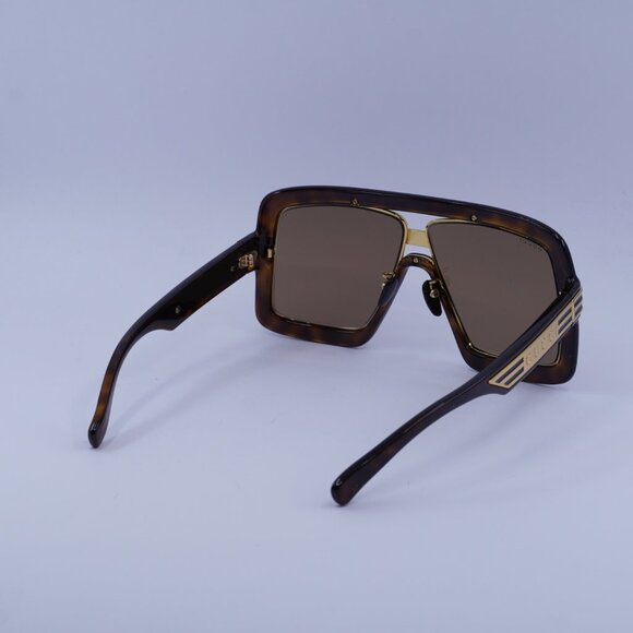 Gucci GG0900S 002 Sunglasses Havana Aviator Frame, Brown Lenses main image 4